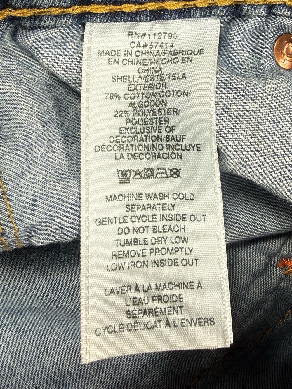 TRUE RELIGION Womens Jessie Super Baggy Cargo Big T Jogger Jeans 28 Y2K Skater - Picture 15 of 16